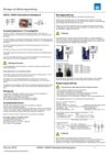 Installation and Operating Instructions GNCK /GNCN Tapping attachment