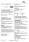 Installation and Operating Instructions D, DSP, DSPL Tapping Chuck