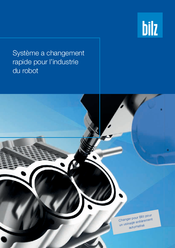 Système a changement rapide pour l’industrie du robot