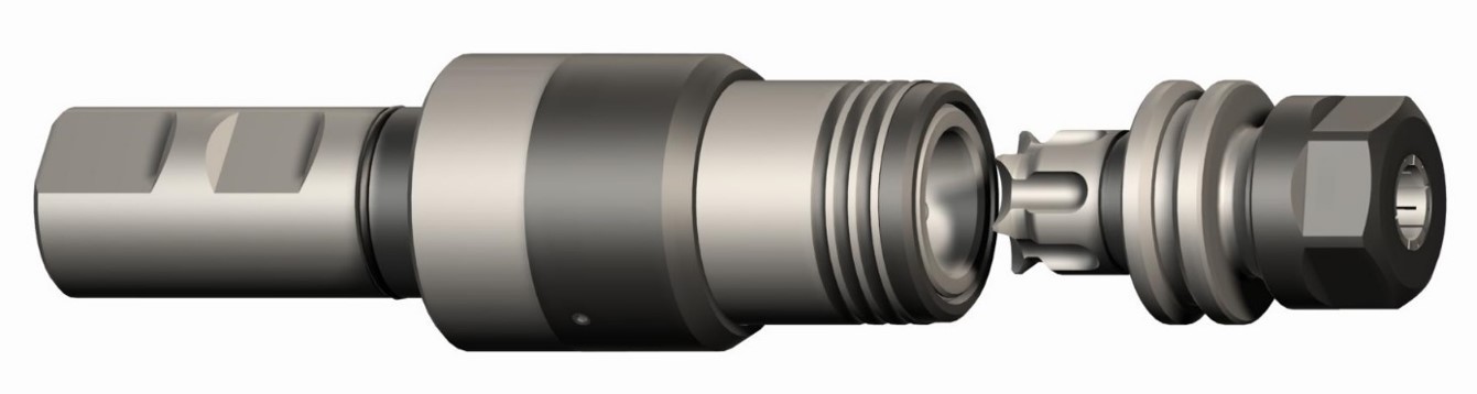 [Translate to Englisch:] Bilz, Schnellwechselsystem für Industrieroboter
